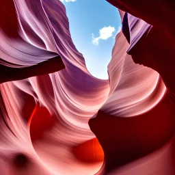 Antelope Canyon in Arizona is known for its wave-like patterns and tall sandstone walls.