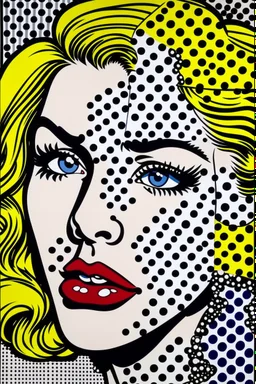 8 8 in the style of roy lichtenstein