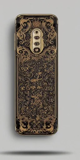 A smartphone with baroque design