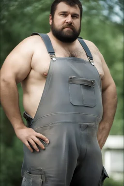 full figure photo, burly big chubby turk worker, dirty, ripped overalls, 33 years old, crossed arms, shaved, short beard, manly chest, very virile, hairy, manly arms, ugly, big thighs, under the shower, sunlight , photorealistic, 35mm lens, ultra detailed