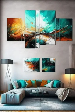 modern home decor canvas wall art