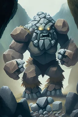 a rock golem