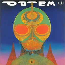 Totem #11 (July 1978) cover by Moebius.