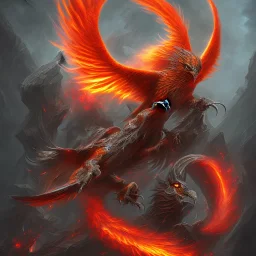 evil bloodthirsty Phoenix