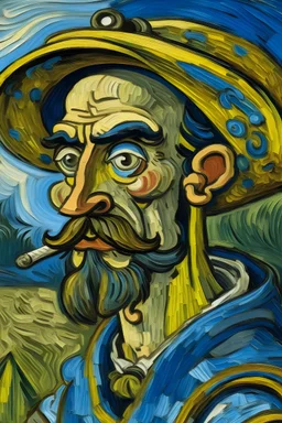 Portrait of the Don Quixote by Van Gogh