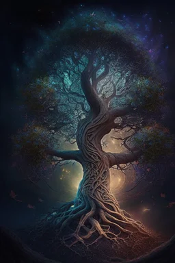 Mystical Wise Tree