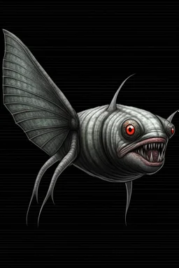 Moth / shark / human hybrid