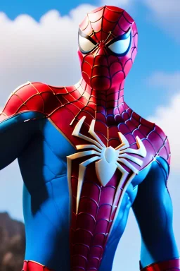 a vibrant ultraclear sideview portrait of the spiderman ,cyborg, ethereal ,dark