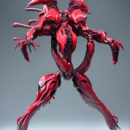 hybrid of Mass Production Evangelion and Godzilla and xenomorph