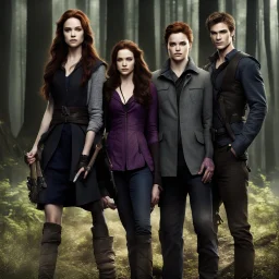 The Twilight Saga merges with the Hunger Games (no text)