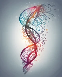 hair DNA vector illustration