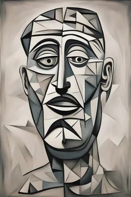 make a picture of bipolar made of Picasso
