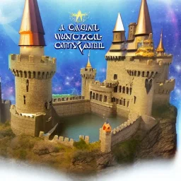 A magical canal city of wizards, witches and warlocks with a castle Mai Kemble style