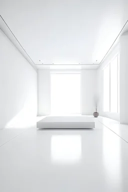 Cinematic, stunning, minimalist, thin lightweight light luxury white room for relaxing meditation. unreal engine render, beautiful shot. 8k. wallpaper. extremely detailed