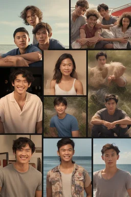 Netflix's Outer Banks cast but they're all Filipino