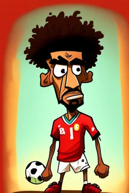 Vincent Abu Bakr Footballer cartoon 2d