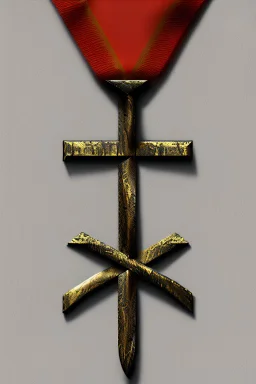 symbol of 2 spears crossed military