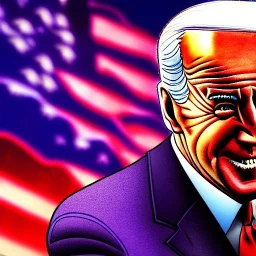 CRAZY Joe Biden caricature, cyberpunk, landscape, transformers, hi-tech robots, GUITARS, cinematic, highly detailed, close up, 4k, deep colors, gold, fire, red, purple, dark, ethereal, utopia, apocalypse, flying Cadillac, from outer space.jpeg