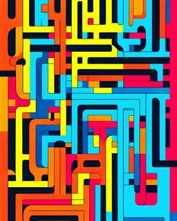 An image displaying the book cover with bold letters and vibrant colors, with a maze design incorporated in the background to capture the attention of readers and convey the theme of the article effectively.