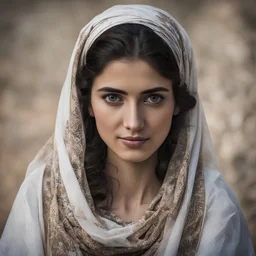 Portrait of a Syrian young woman