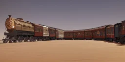 1922 oasis desert train orient express