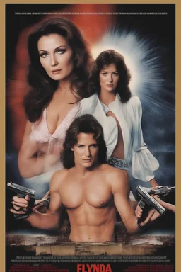 Movie poster - text "Fuck Off" - Lynda Carter and Fabio Lanzoni, Don't Trust Anybody