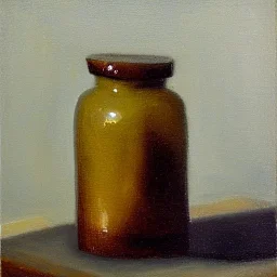 still life jar