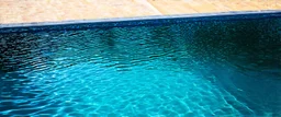 the rippled surface of the water like in a pool, just the water