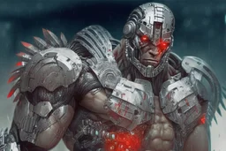 Cyborg Spartan warrior from 2190