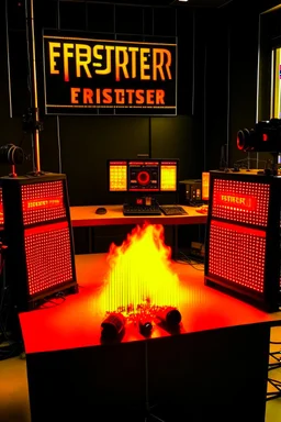 Firestarter studio de radio