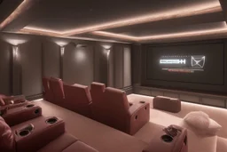 a dedicated home cinema room