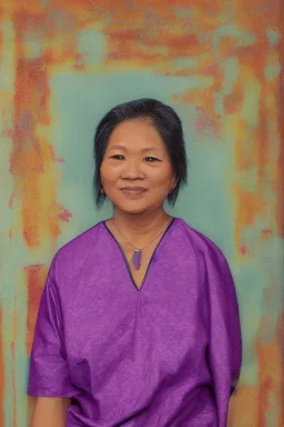 Portrait lady, full body shot, full-color medium shot SouthAsianAesthetic