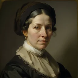 A portrait of a woman