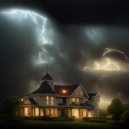 suburban homes, rooftop view, heavy dark storm encroaches, magic dome covering entire home, 8k resolution, high-quality, fine-detail, iridescent, intricate, detailed matte, volumetric lighting, illustration, brian froud, howard lyon, selina french, anna dittmann, annie stokes, lisa parker, greg rutowski