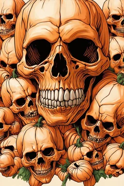 a field of 1000s of cartoonish, anatomically correct, skulls, vivid RANDOM BRIGHT neon colors, dark comedy, well lit, high detail, photorealistic, horrorcore, fun, scary, none featured, each a different color or hue,