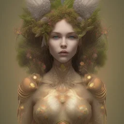 Portrait of beautiful girl, face dept of field,face shining, plant, metal,Unsharp masking, feathers,central weight average,Laplacian filt CWA Dryad,Median filter fae, sidhe, ominous, nature, plants, wildflower sparkle,wildflower 3d view, facepaint, dnd character portrait, intricate, oil on canvas, masterpiece, expert, insanely detailed, 4k resolution, retroanime style, cute big circular reflective eyes, cinematic smooth, intricate detail , soft smooth lighting, soft pastel colors