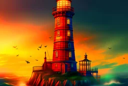 fantastical lighthouse