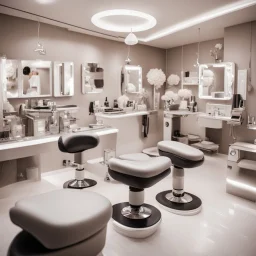 A fully equipped beauty salon