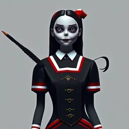 Wednesday addams play dance by artstation