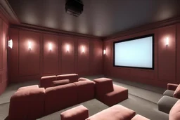 a dedicated home cinema room