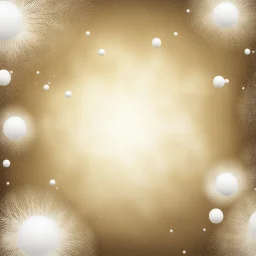 Hyper Realistic White Particles on golden-rustic background Texture