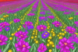 flower field 64 x 64 pixel