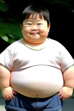 fat asian kid