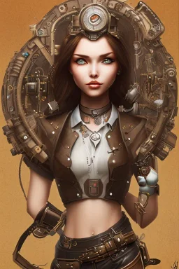  girl steampunk life