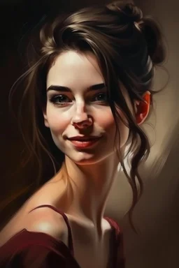 Portrait of beautiful woman