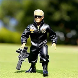 G.i. Joe Biden toy doll airforce flightsuit face (plastic hair) sunglasses with black boots full body in package with gun 2028