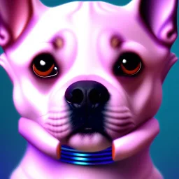 Dog, Wearing make up avatar pandora