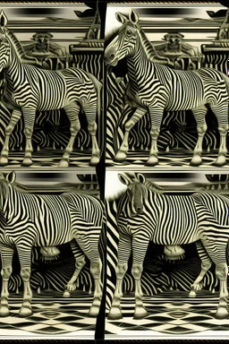 Stereoscope pattern image of an animal