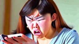 Korean karen mad on phone