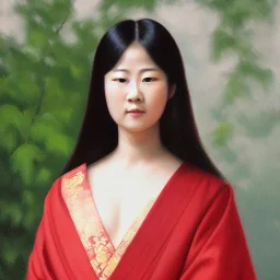 Full body portrait, painting, medium shot lady Konpeitō